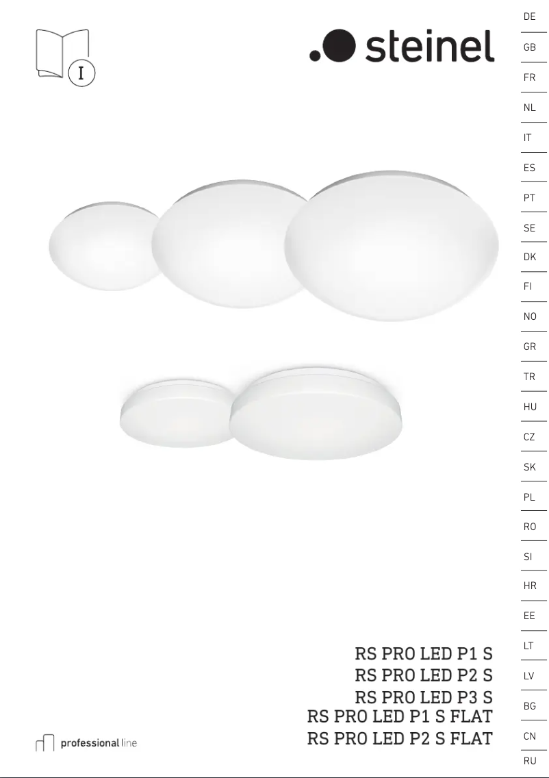 Imagen de la primera página del manual del dispositivo RS PRO P2 Flat S