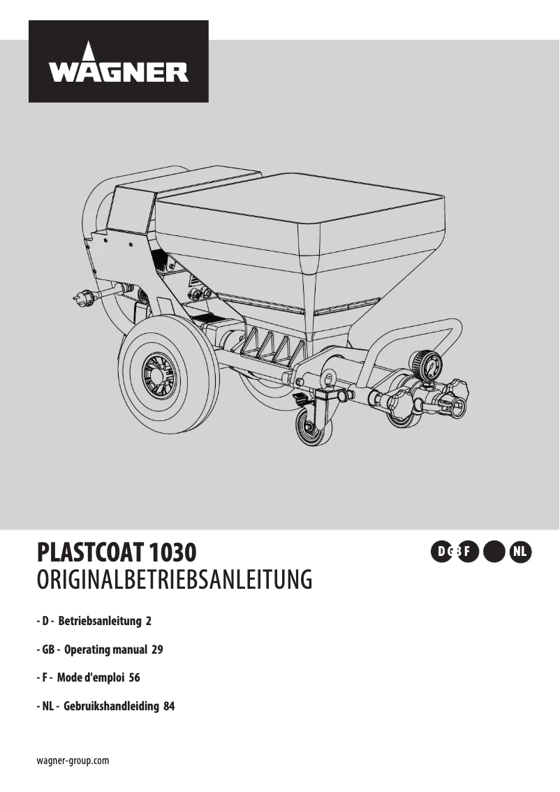 Página 1 del manual Manual de usuario Wagner PlastCoat 1030