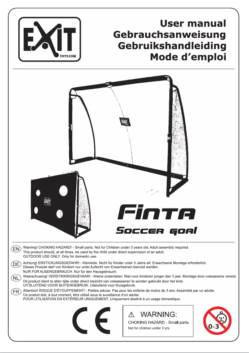Página nº 1 - Manual de usuario EXIT Finta Goal