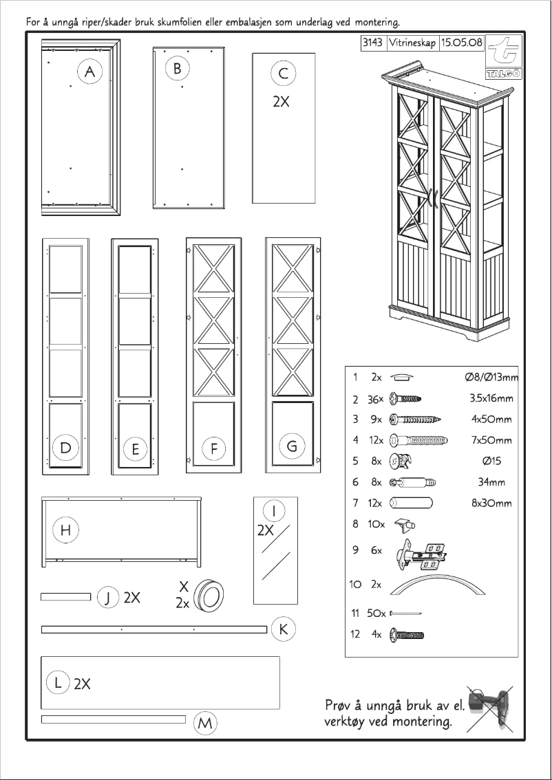 Página nº 1 - Manual de usuario Talgø Konvall