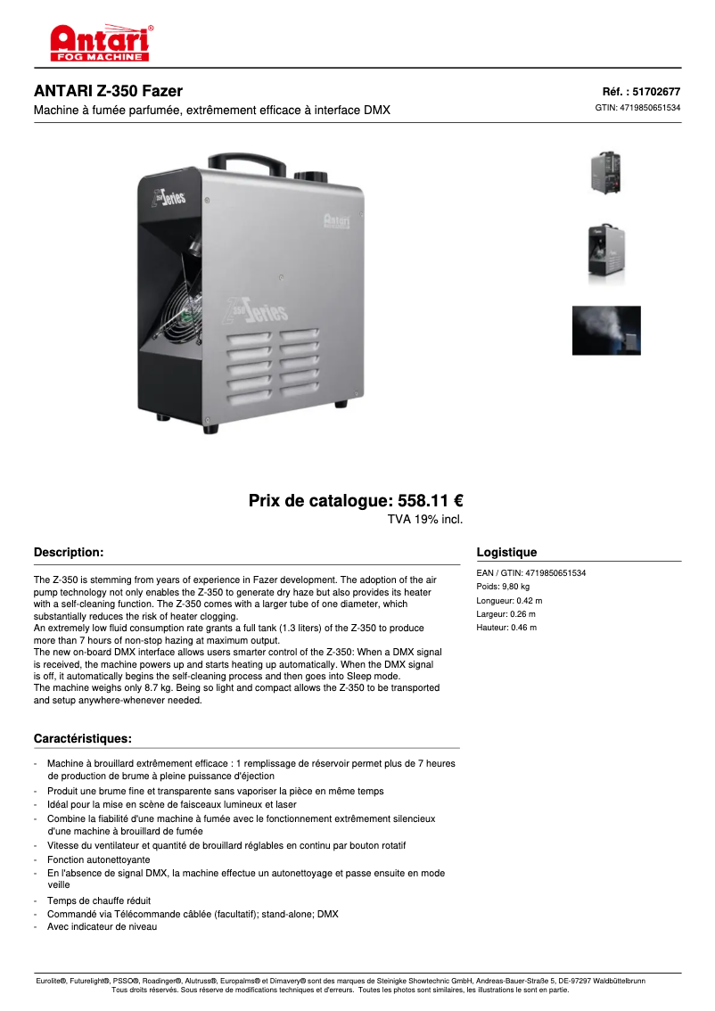 Imagen de la primera página del manual del dispositivo Z-350 Fazer