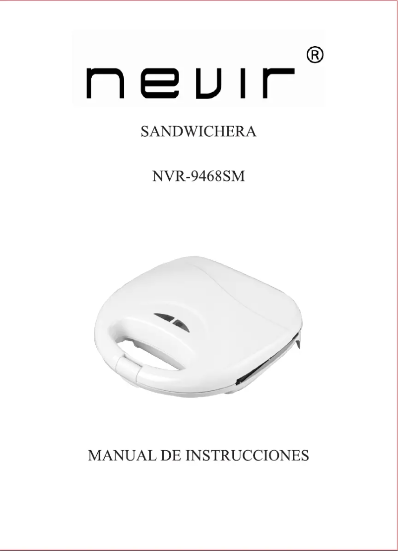 Imagen de la primera página del manual del dispositivo NVR-9468 SM