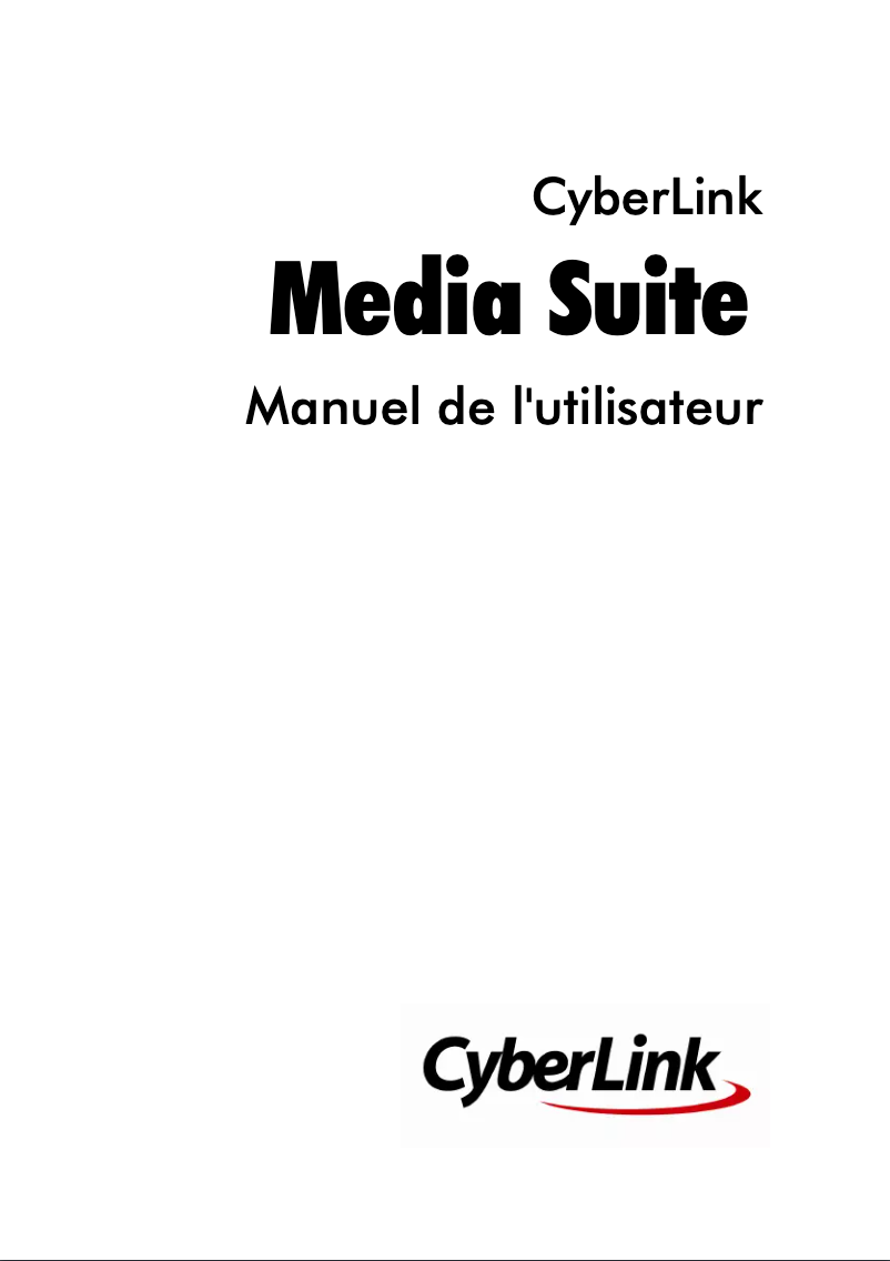 Página 1 del manual Manual de usuario Cyberlink Media Suite 10