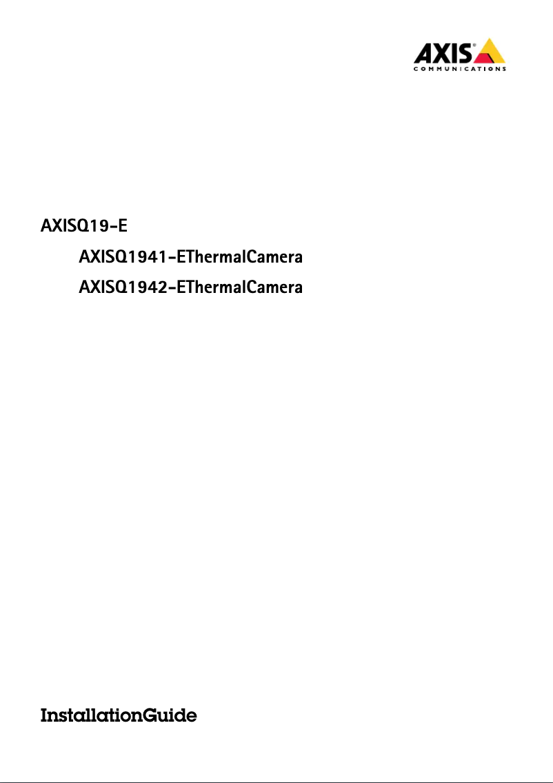 Imagen de la primera página del manual del dispositivo Q1941-E