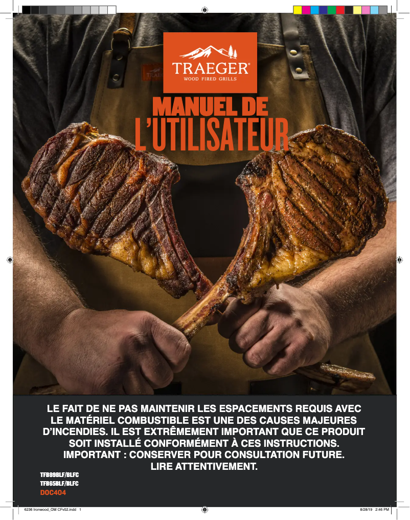 Página 1 del manual Manual de usuario Traeger Ironwood 650