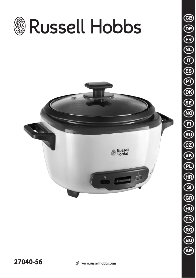 Página 1 del manual Manual de usuario Russell Hobbs 27040-56