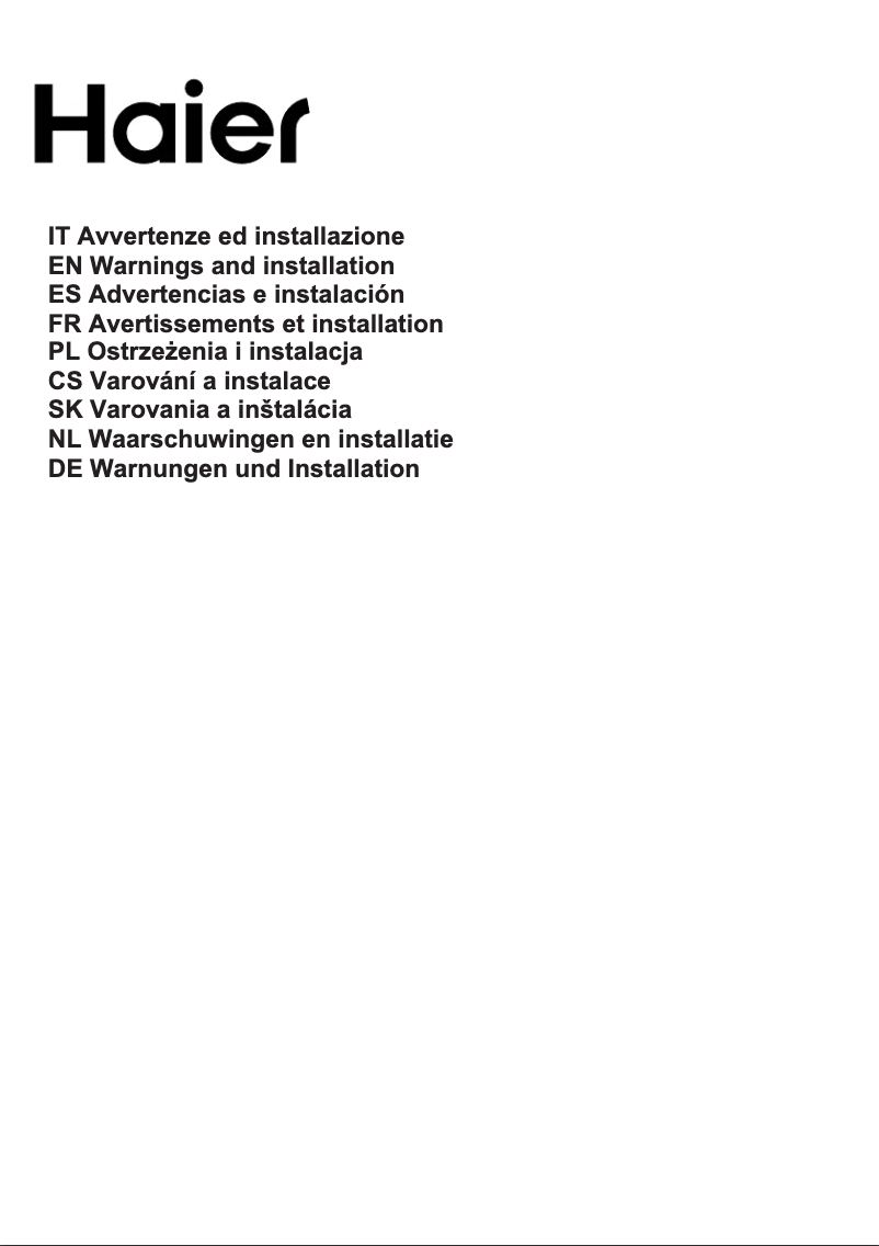 Imagen de la primera página del manual del dispositivo HATS6CBS6BVOC
