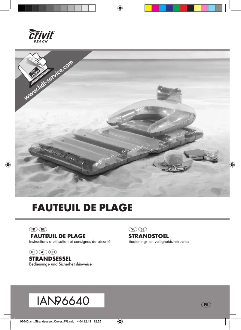 Página nº 1 - Manual de usuario Crivit IAN 96640