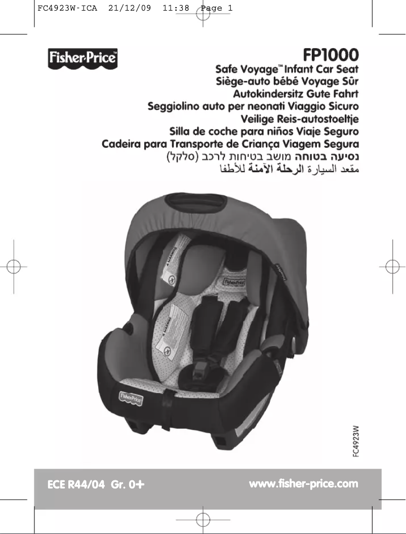 Página 1 del manual Manual de usuario Fisher Price Beone FP 1000