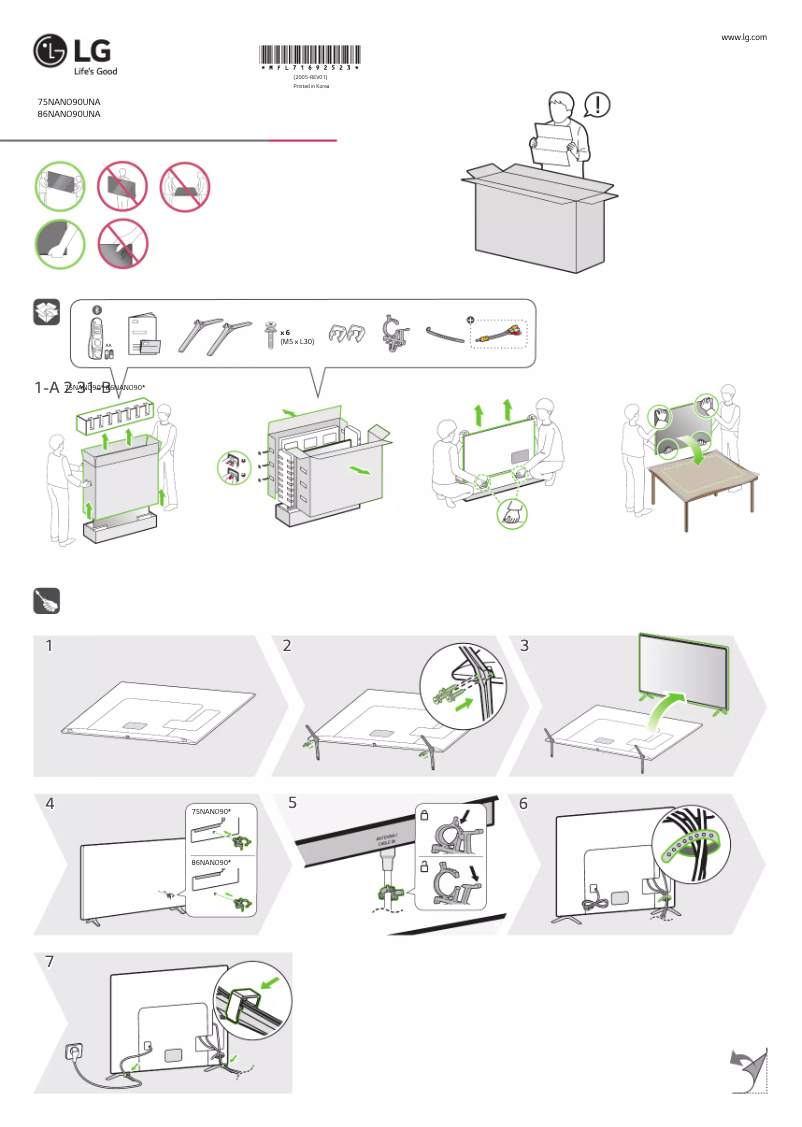 Imagen de la primera página del manual del dispositivo NANO90