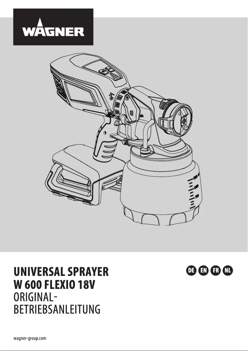 Imagen de la primera página del manual del dispositivo W 600 FLEXIO 18V