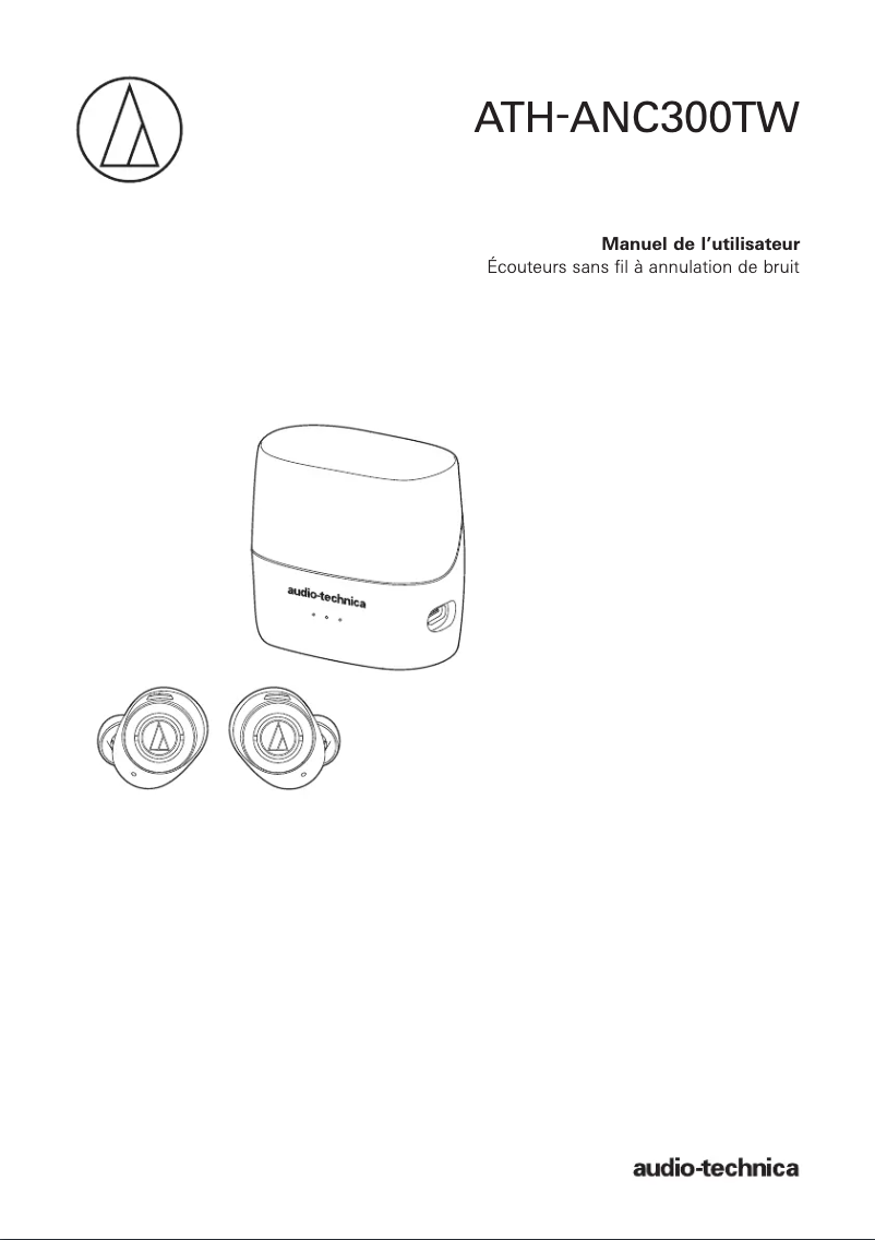 Imagen de la primera página del manual del dispositivo QuietPoint ATH-ANC300TW