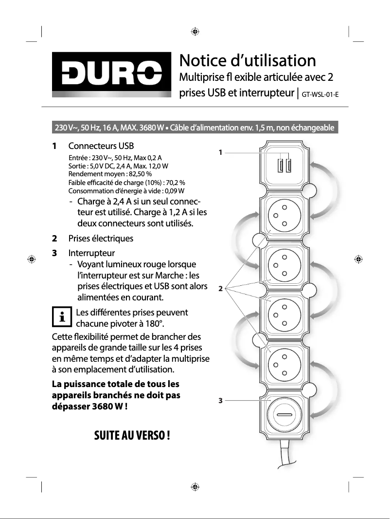 Imagen de la primera página del manual del dispositivo GT-WSL-01-E
