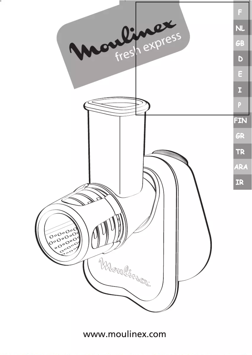 Imagen de la primera página del manual del dispositivo Fresh Express DJ755