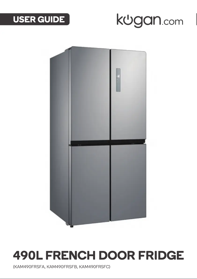 Imagen de la primera página del manual del dispositivo KAM490FRSFB