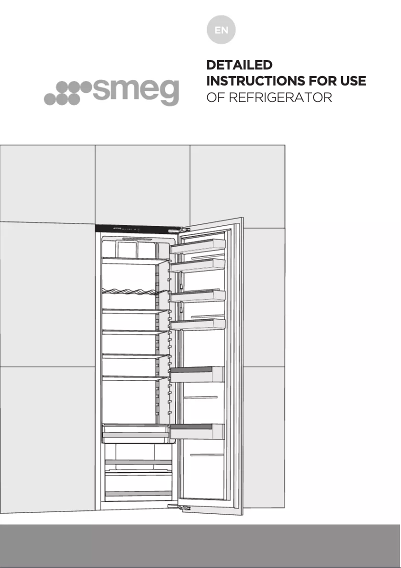 Página 1 del manual Manual de usuario Smeg S7323LFLD2P2C