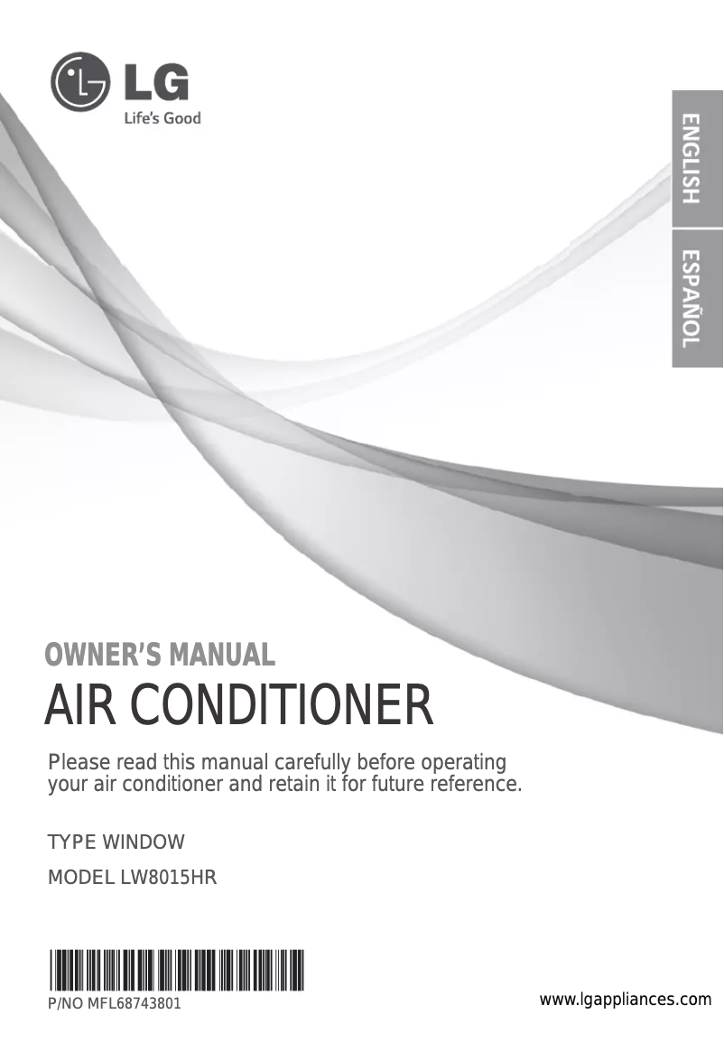 Página 1 del manual Instrucciones / montaje LG LW8015HR