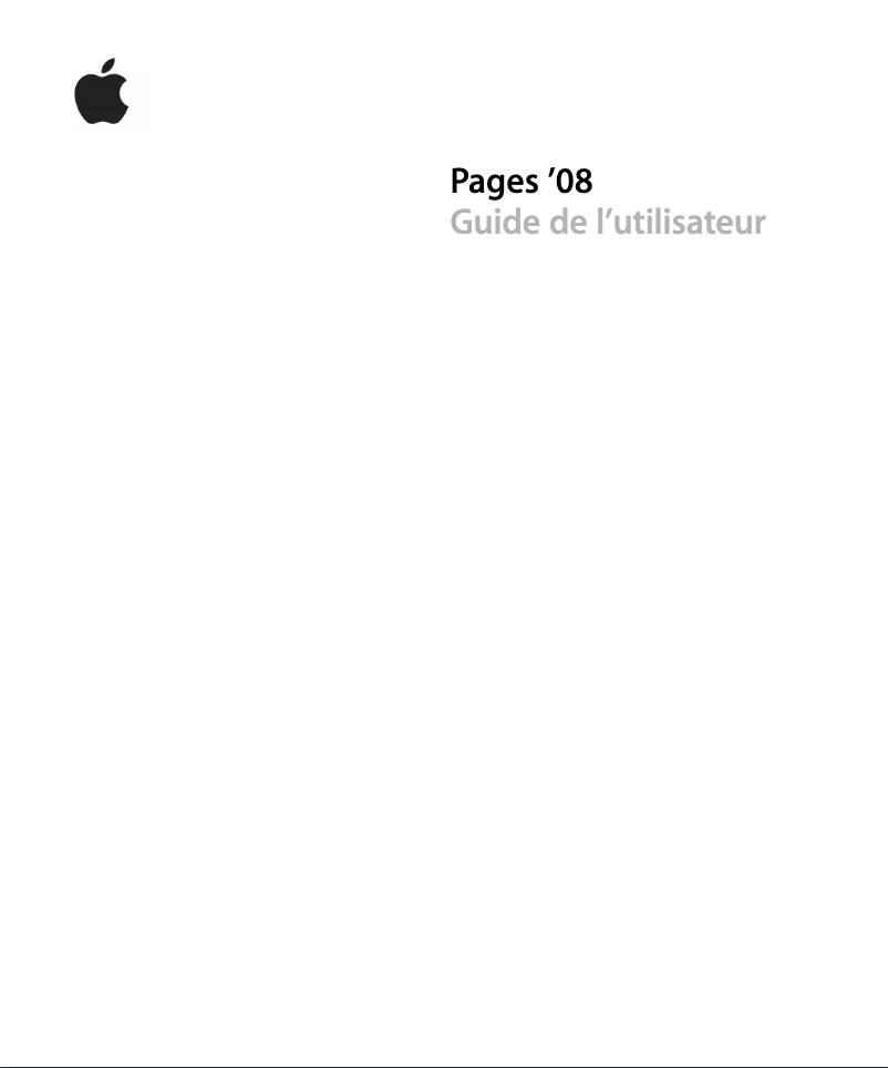 Página nº 1 - Manual de usuario Apple Pages 08