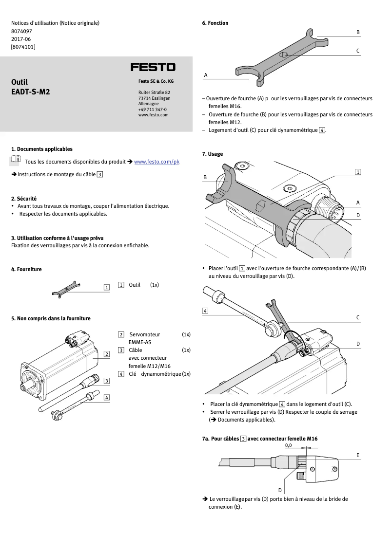 Página 1 del manual Manual de usuario Festo EADT-S-M2