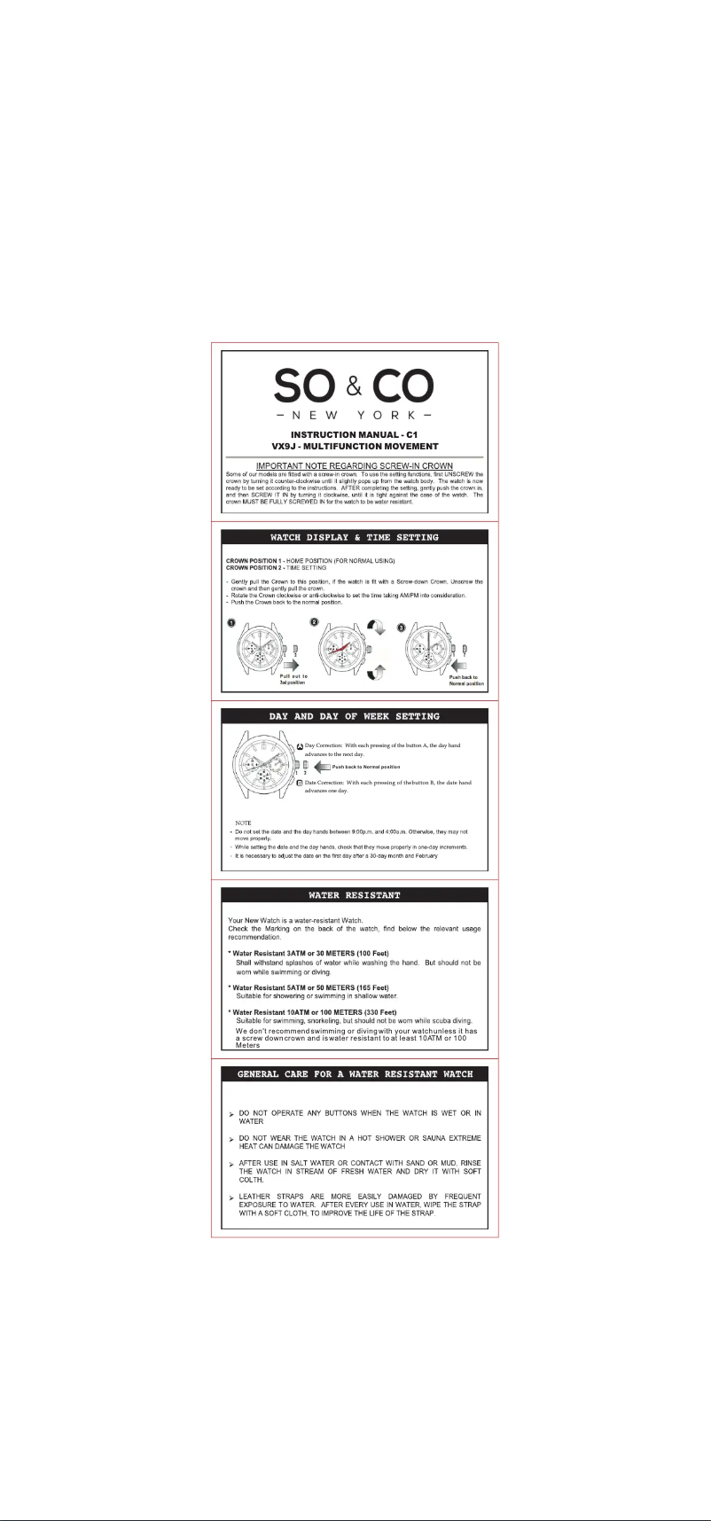 Imagen de la primera página del manual del dispositivo Hudson 5029