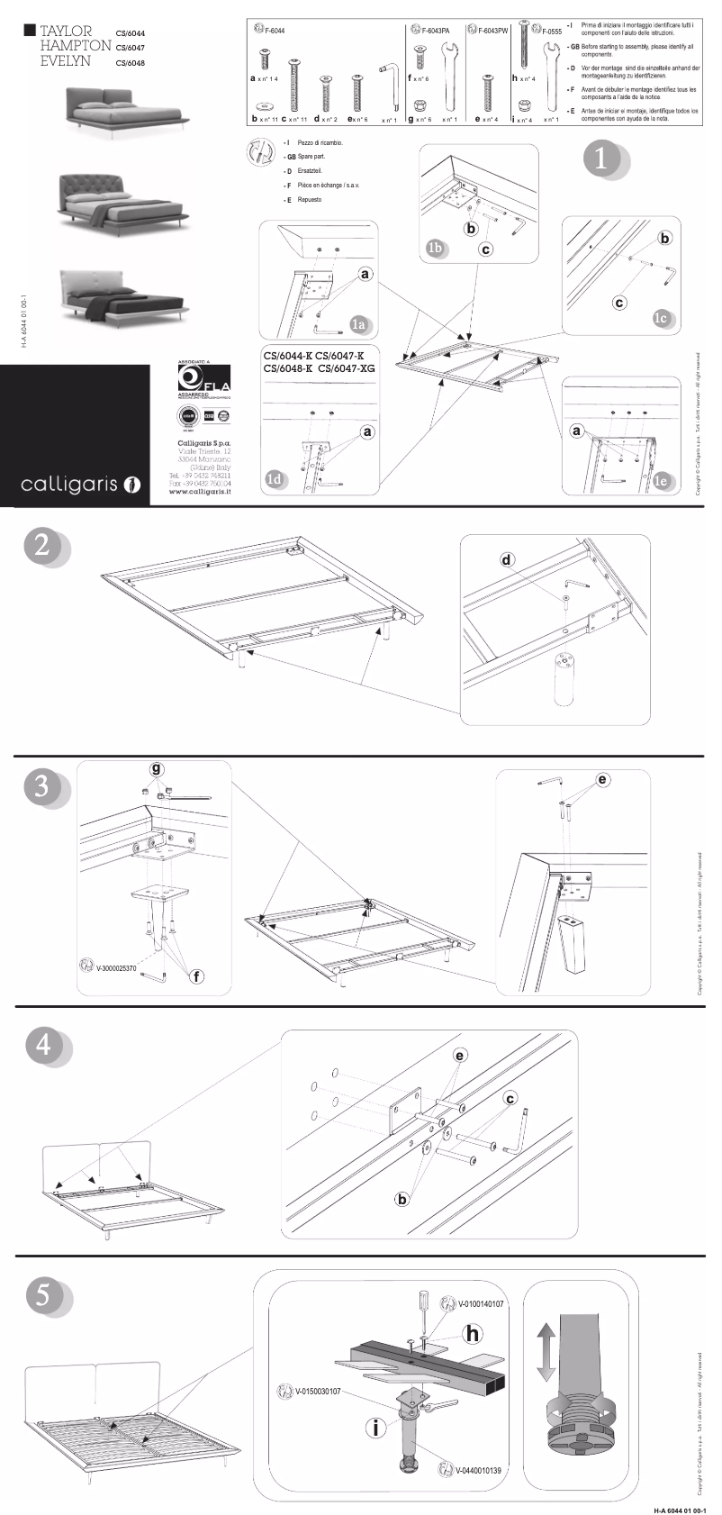 Imagen de la primera página del manual del dispositivo Hampton