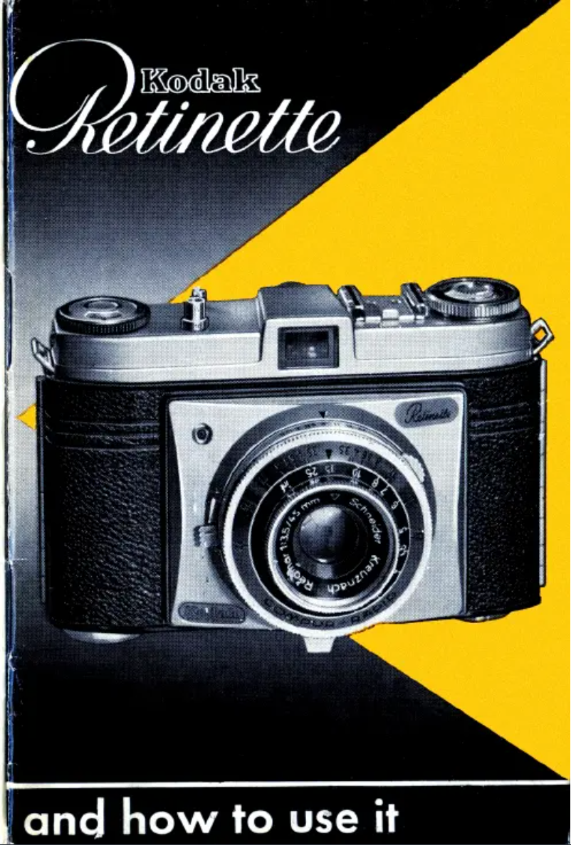Página nº 1 - Manual de usuario Kodak Retinette