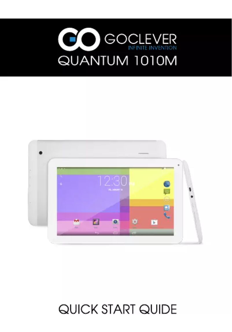 Página nº 1 - Manual de usuario GoClever Quantum 700N