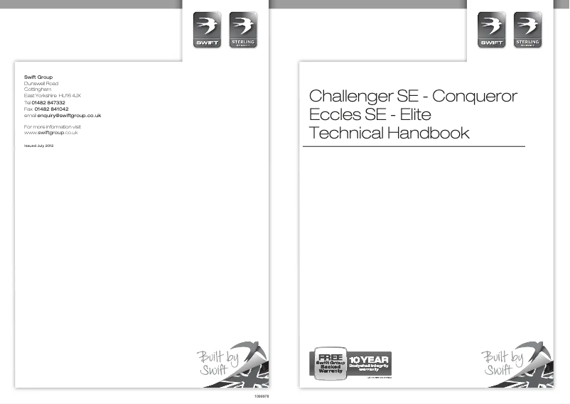 Imagen de la primera página del manual del dispositivo Eccles SE (2013)
