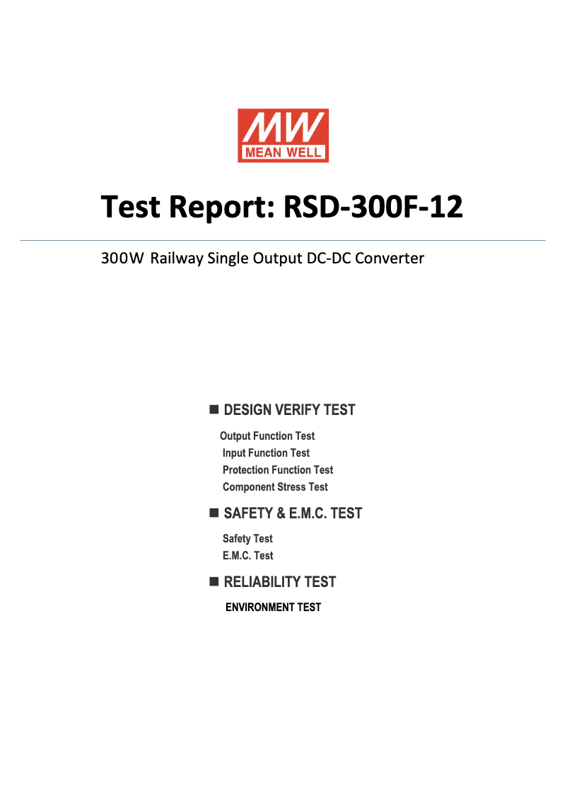 Imagen de la primera página del manual del dispositivo RSD-300F-12