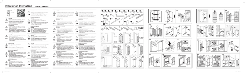 Página 1 del manual Guía de instalación Samsung BRB26705DWW