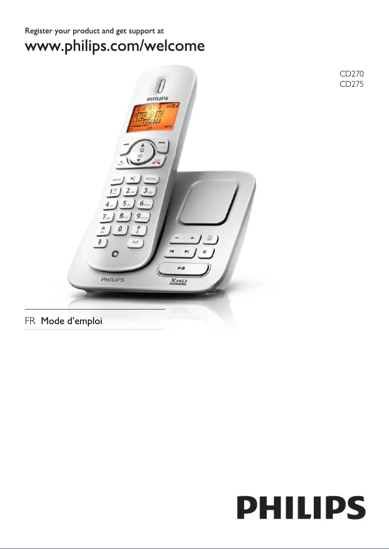 Imagen de la primera página del manual del dispositivo Perfect sound CD2701S