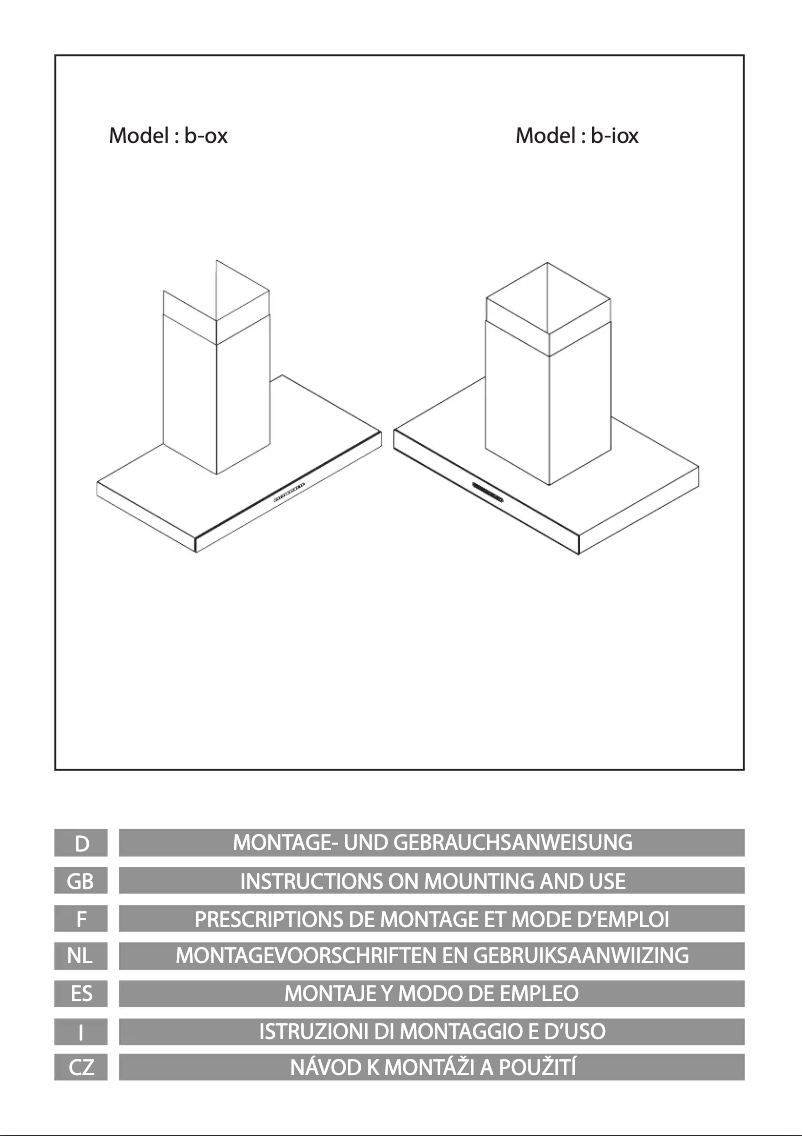 Página 1 del manual Manual de usuario Airforce B-Ox 90 TSE