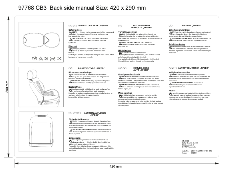 Imagen de la primera página del manual del dispositivo Z31404A