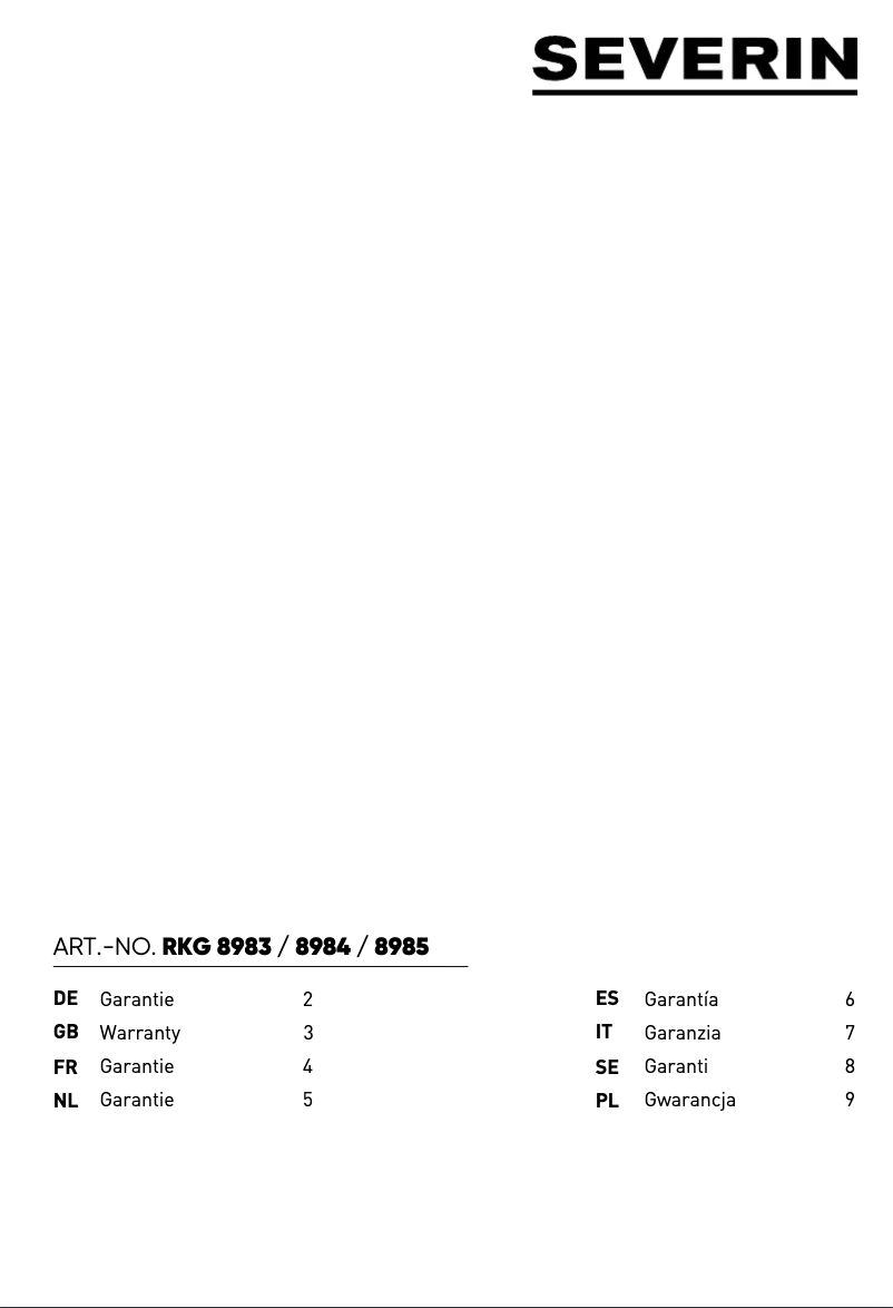 Imagen de la primera página del manual del dispositivo RKG 8983