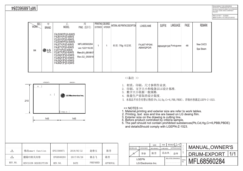 Imagen de la primera página del manual del dispositivo F4J6TY8S