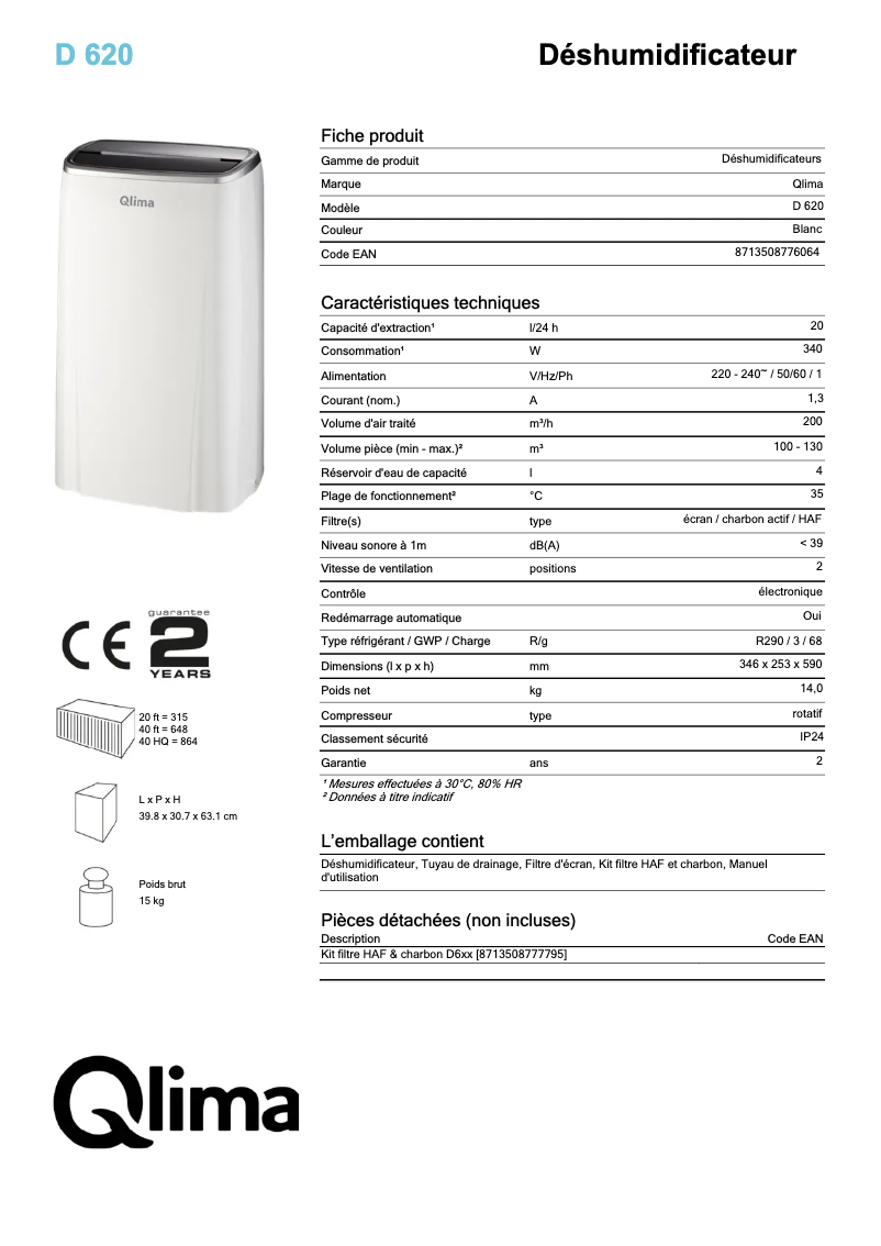 Imagen de la primera página del manual del dispositivo D620