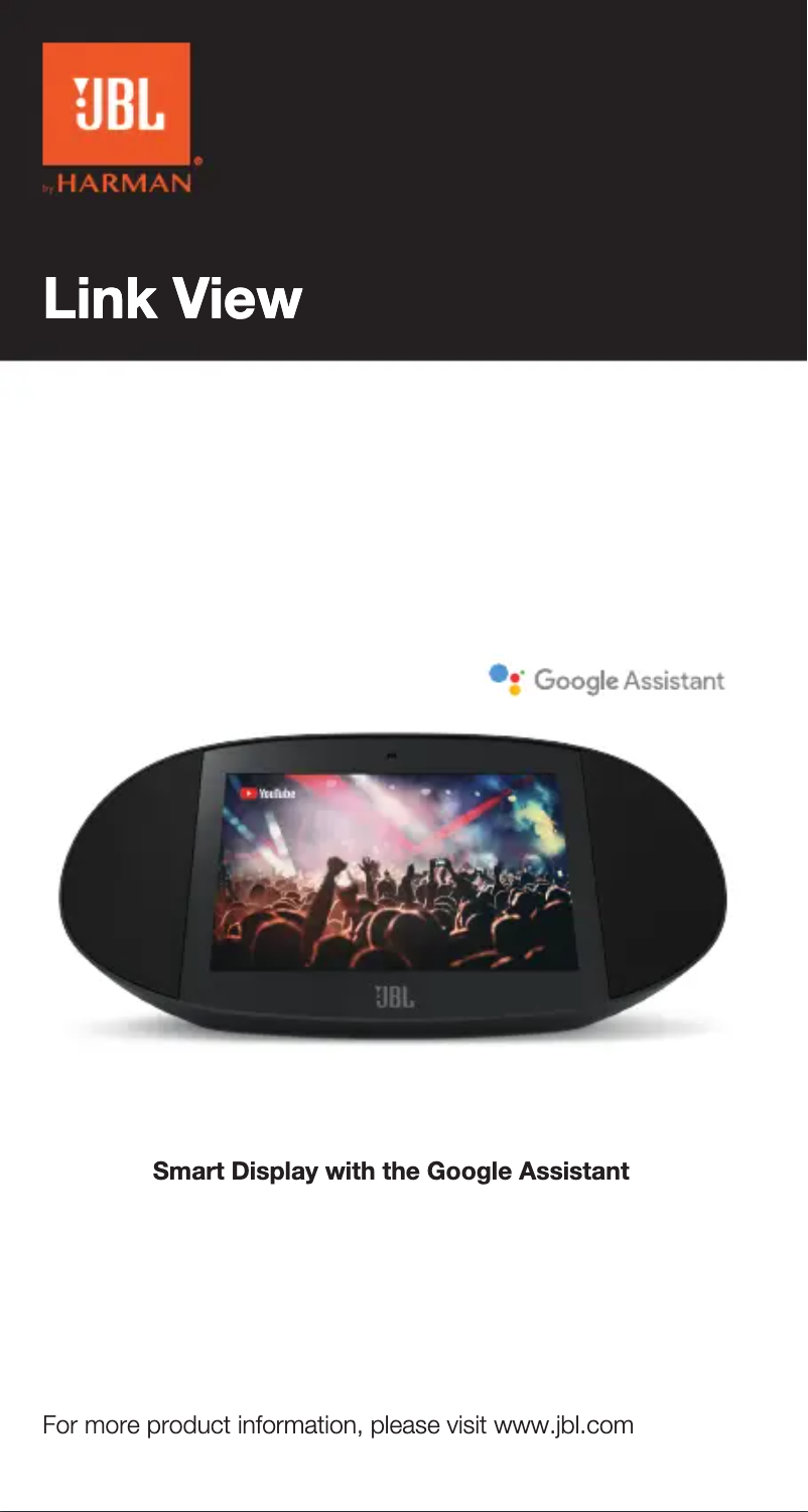 Página 1 del manual Manual de usuario JBL Link View