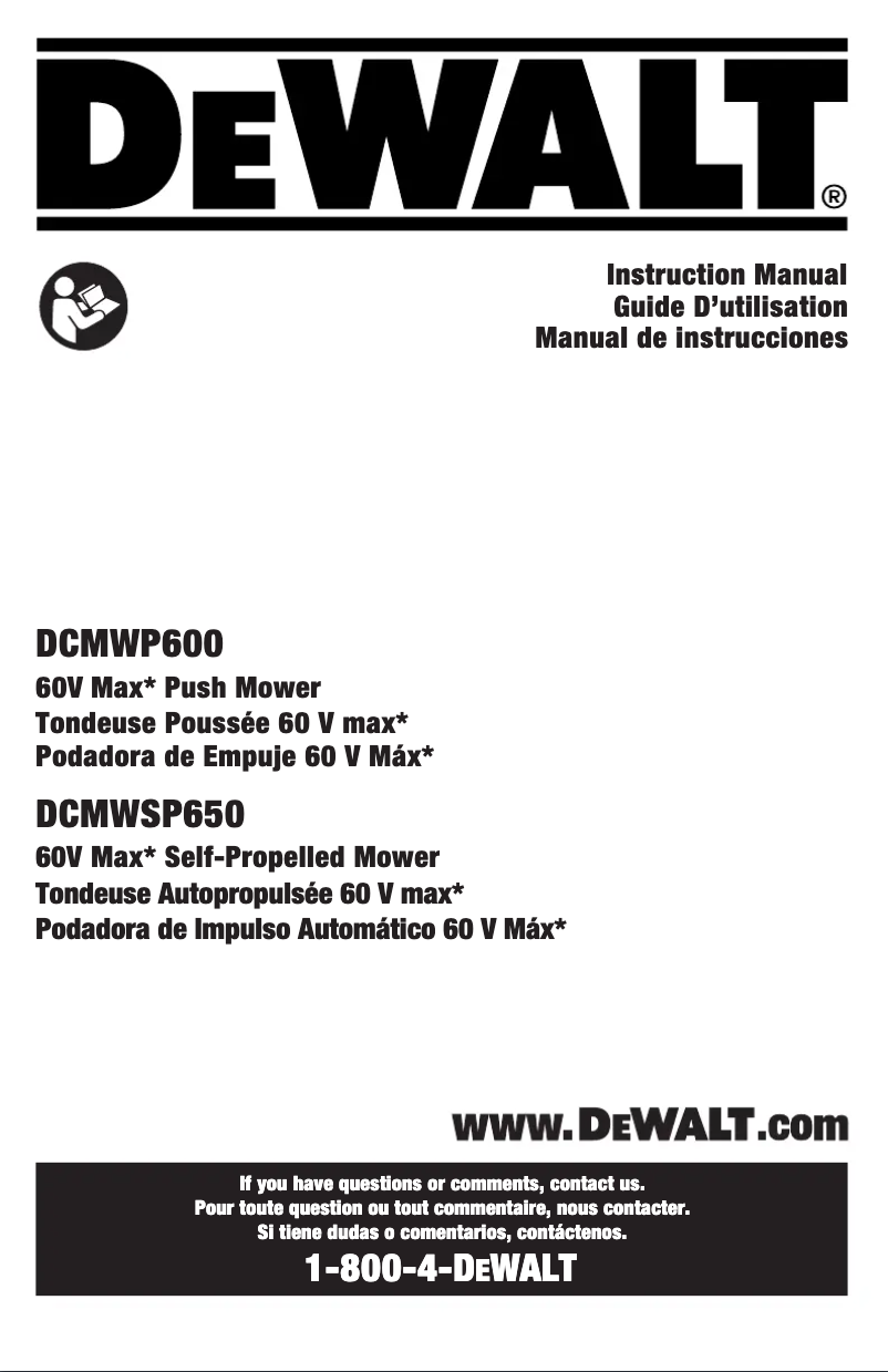 Página 1 del manual Manual de usuario DeWalt DCS353