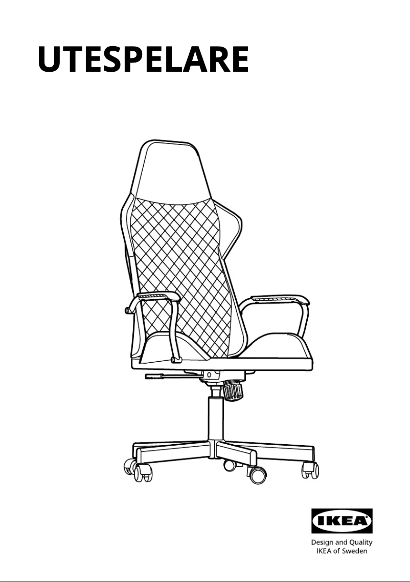 Imagen de la primera página del manual del dispositivo UTESPELARE 705.076.18