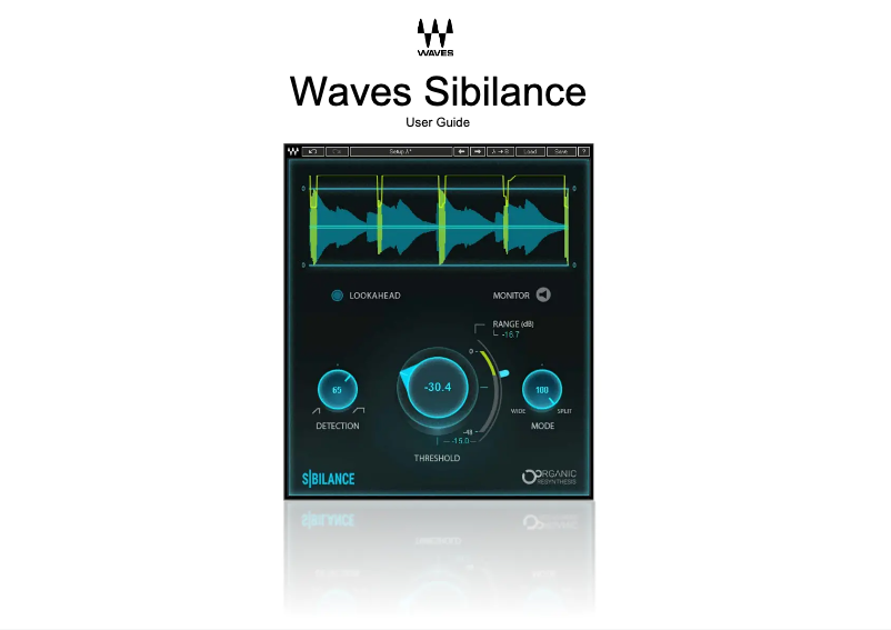 Imagen de la primera página del manual del dispositivo Sibilance