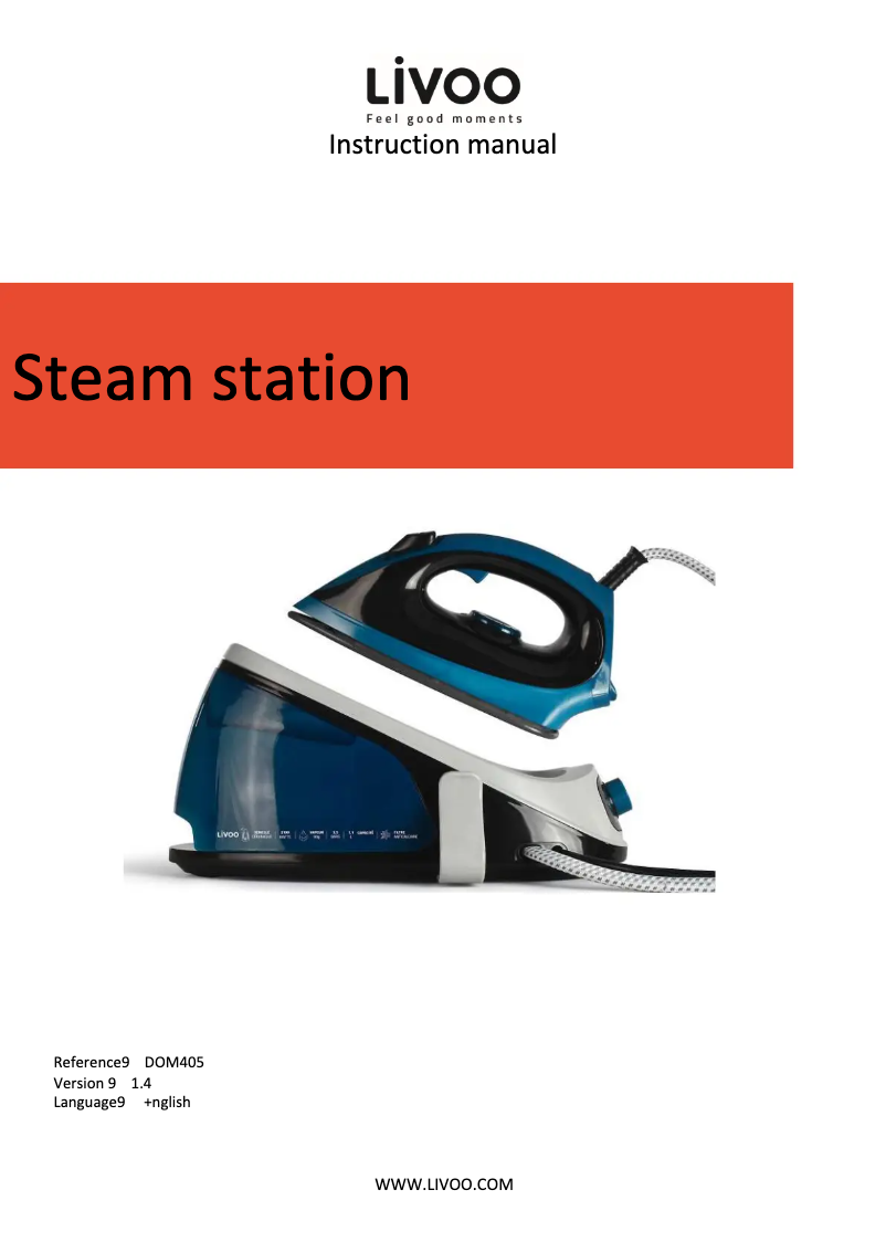 Página 1 del manual Manual de usuario Livoo DOM405