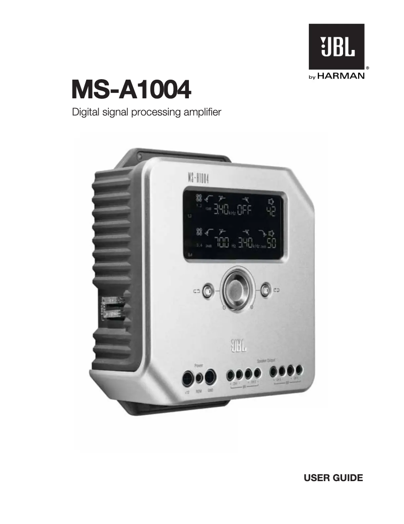 Imagen de la primera página del manual del dispositivo MS-A1004