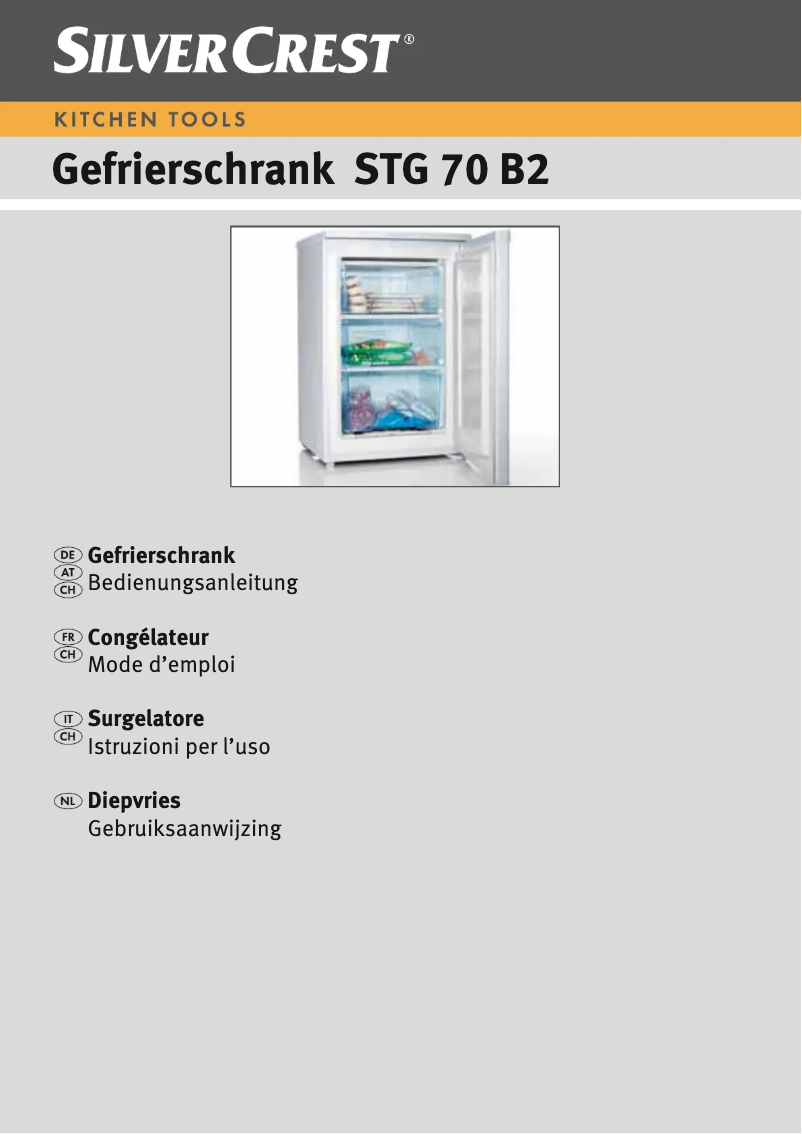 Imagen de la primera página del manual del dispositivo STG 70 B3