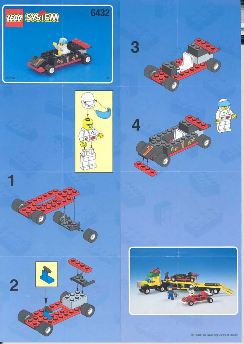 Imagen de la primera página del manual del dispositivo Formula 1 Transporter