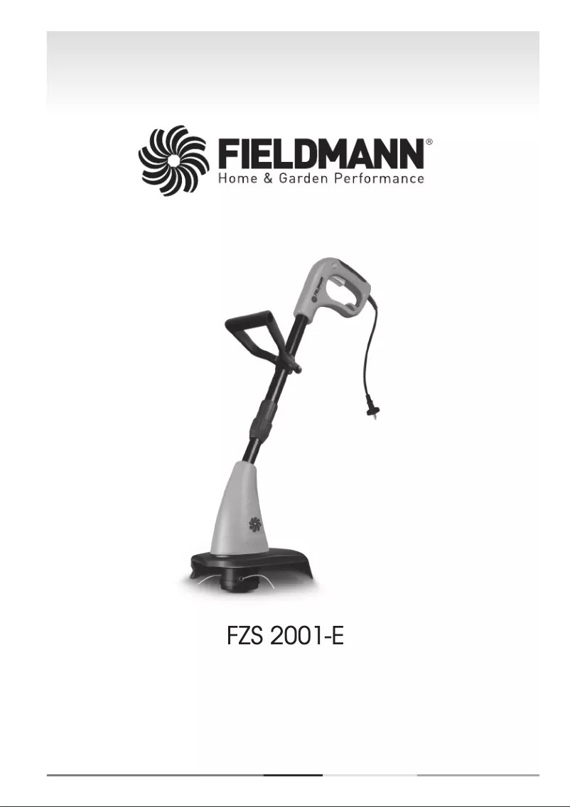 Imagen de la primera página del manual del dispositivo FZS 2001-E