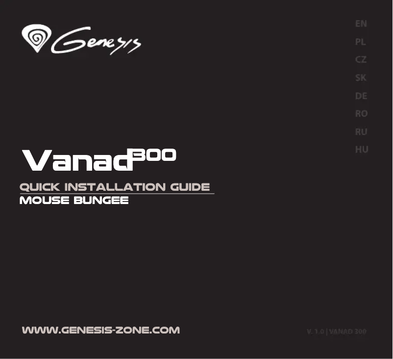 Página nº 1 - Manual de usuario Genesis Vanad 300