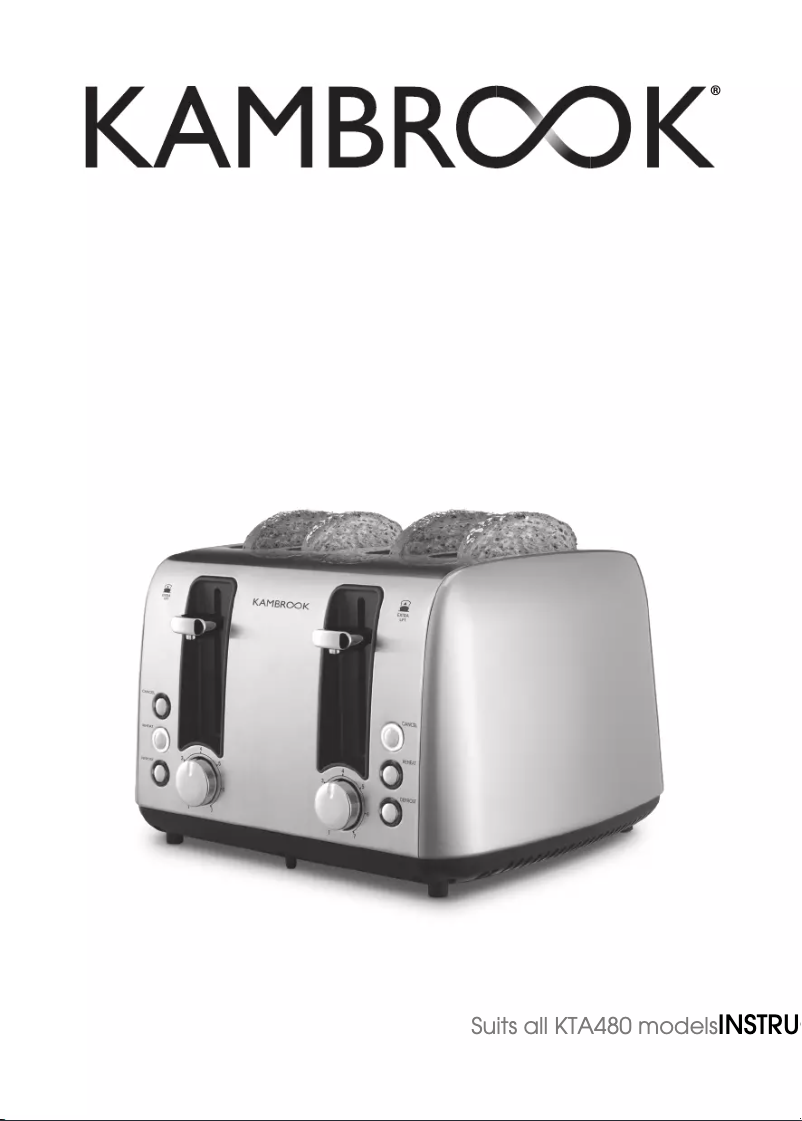 Página 1 del manual Manual de usuario Kambrook Deluxe Collection KTA480