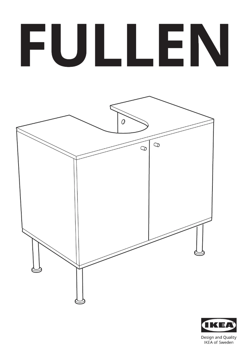 Página 1 del manual Manual de usuario Ikea FULLEN 701.890.22