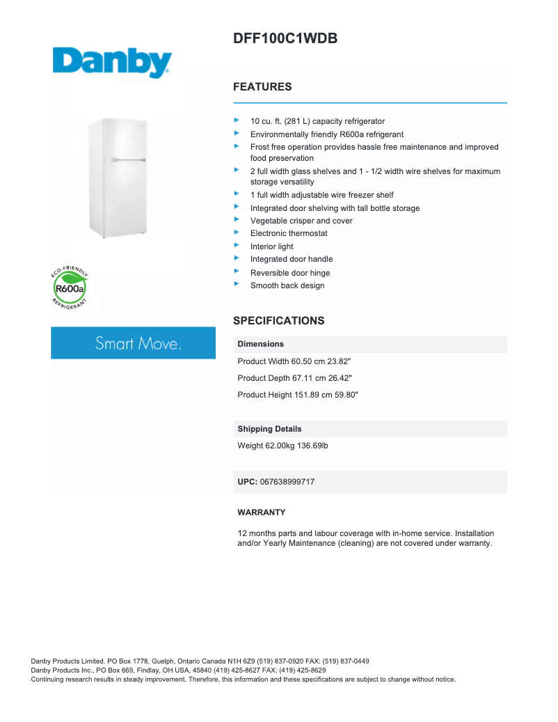 Imagen de la primera página del manual del dispositivo DFF100C1