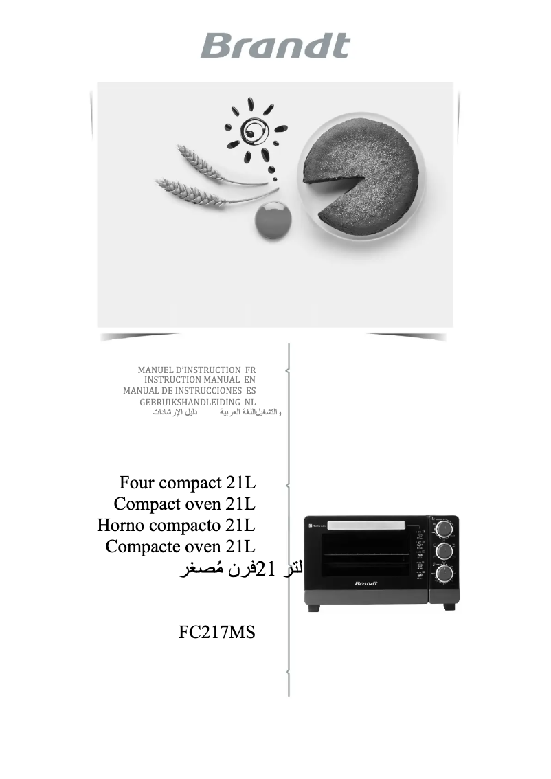 Imagen de la primera página del manual del dispositivo FC217MS
